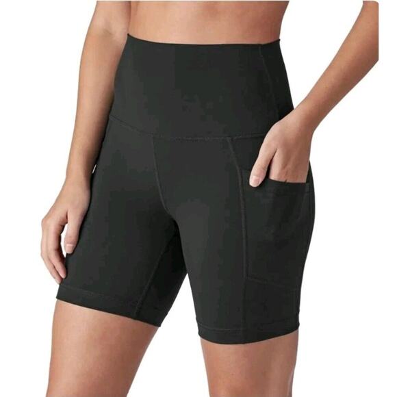 Member's Mark Women's Everyday Performance Stretch Bike Short Black Soot Small - Picture 1 of 5